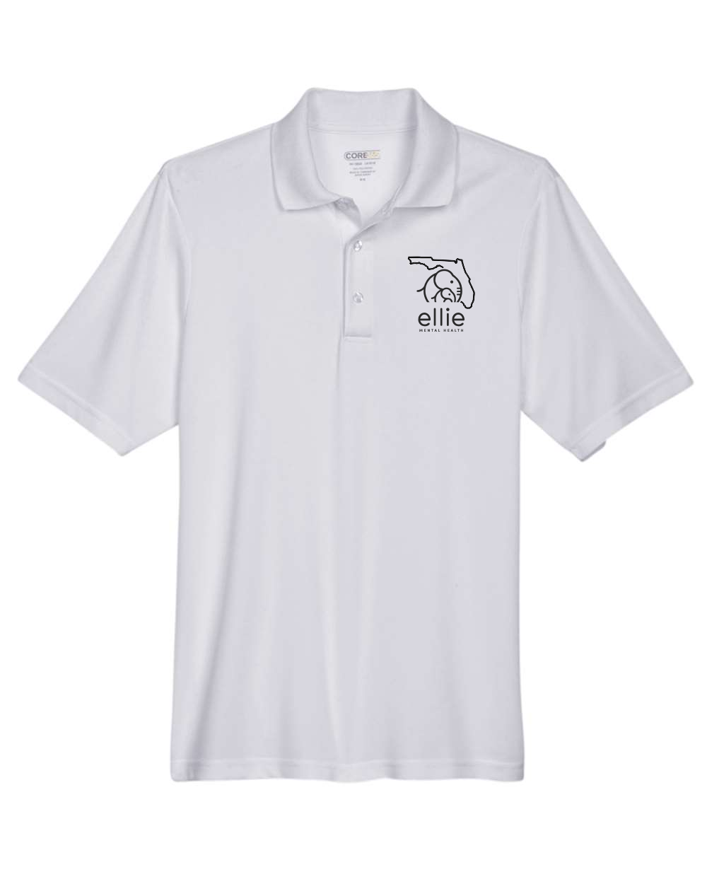 Florida Logo Ellie Mental Health Short Sleeve Moisture Wicking Polo (88181)