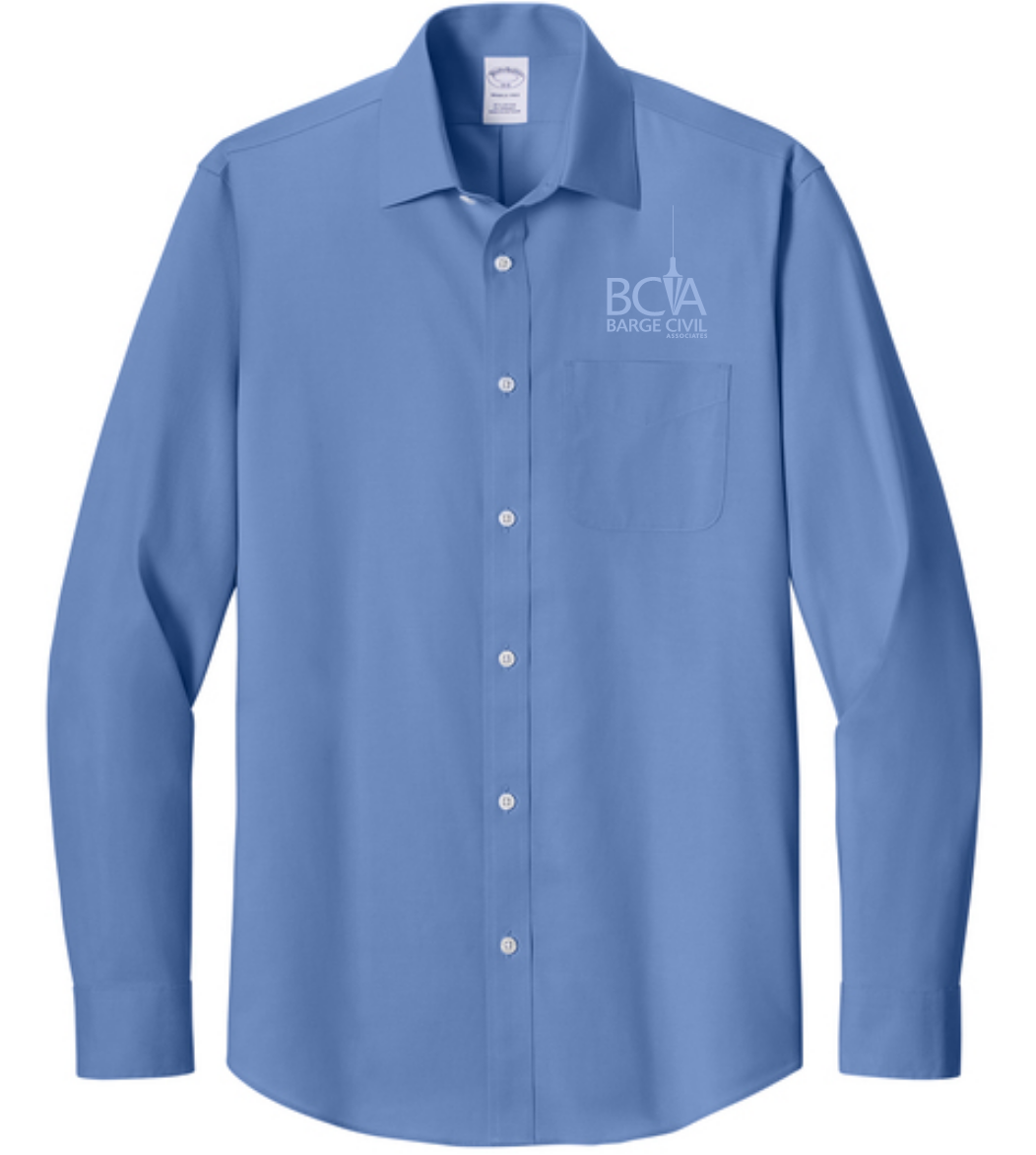 BCA Brooks Brothers® Wrinkle-Free Stretch Pinpoint Spread Collar Shirt BB18012