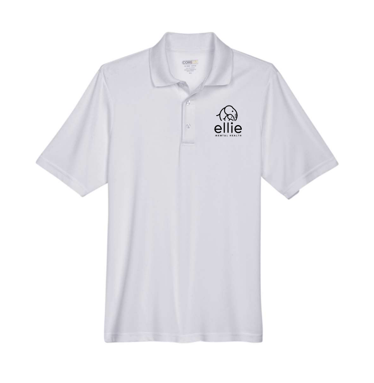Original Logo Ellie Mental Health Short Sleeve Moisture Wicking Polo (88181)