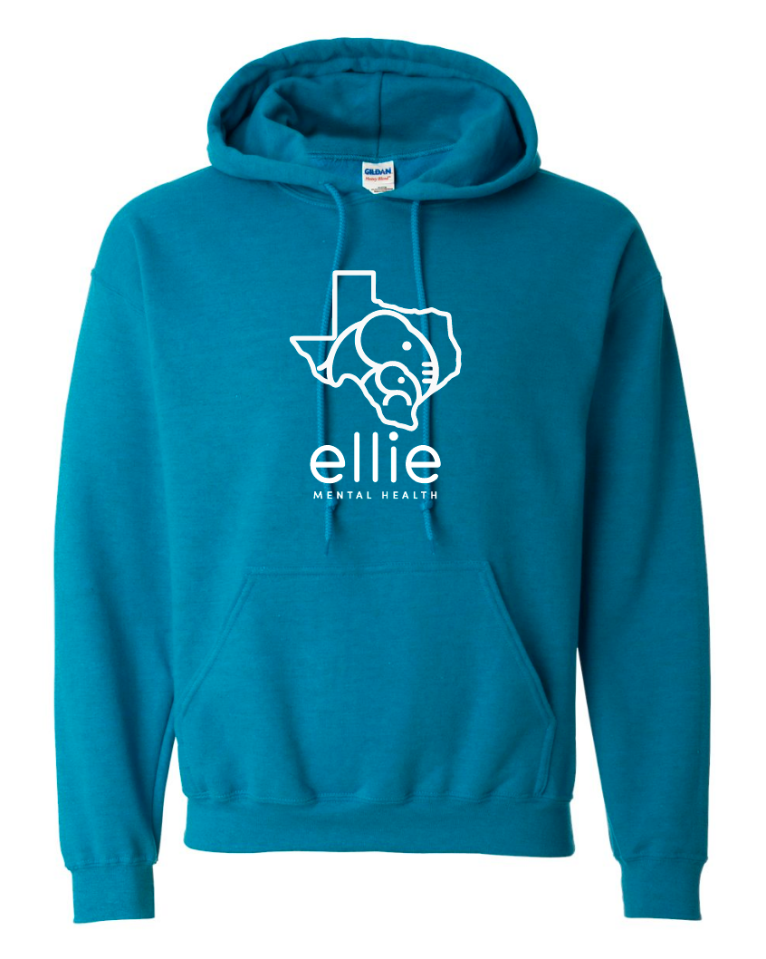 Texas Logo Ellie Mental Health Hooded Sweatshirt (18500)