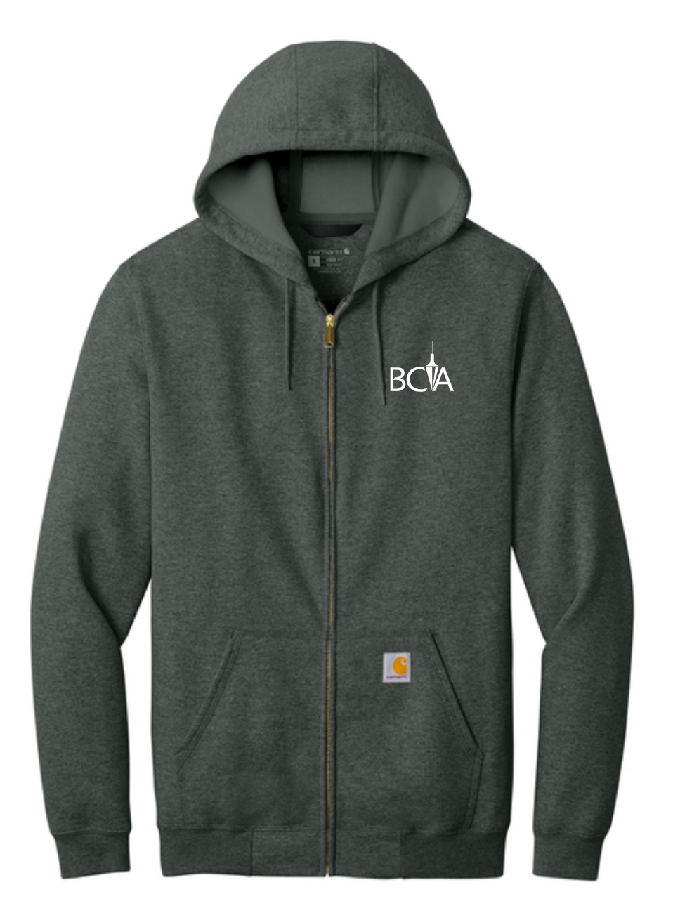 BCA Carhartt® Midweight Hooded Zip-Front Sweatshirt CTK122