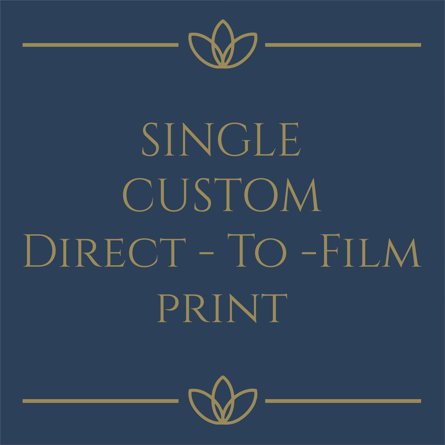 Single Custom DTF Transfer