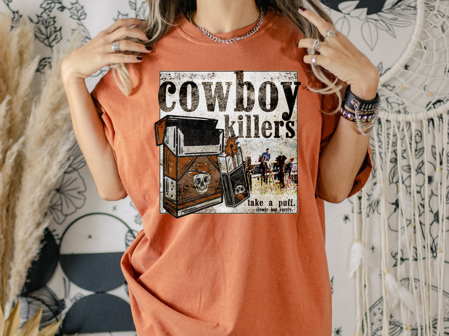 Cowboy Killer Cig Comfort Colors T-Shirt