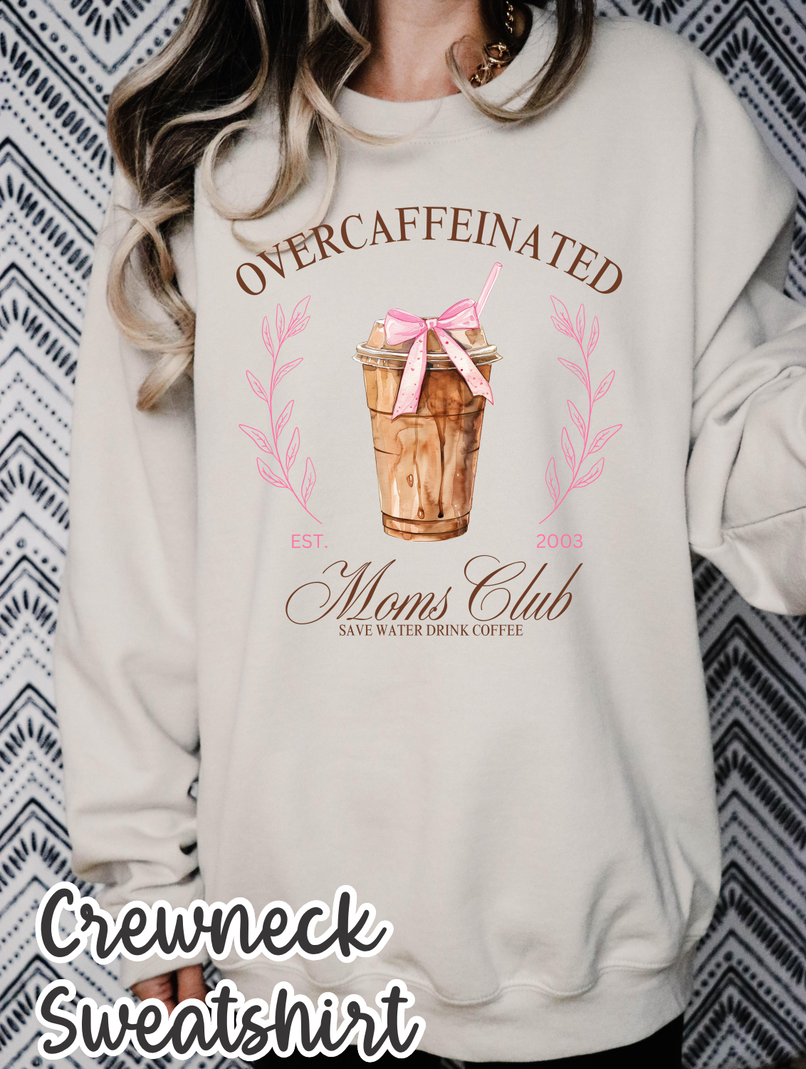 Overcaffeinated Mom's Club T-Shirt