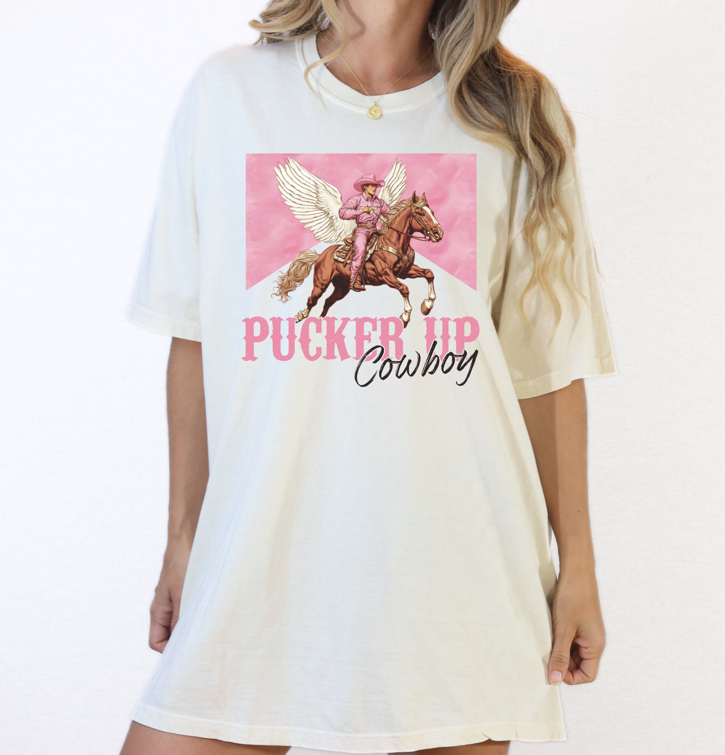 Pucker Up Cowboy Comfort Colors T-Shirt