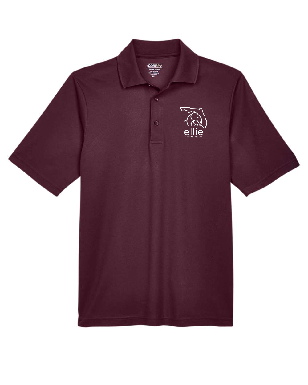 Florida Logo Ellie Mental Health Short Sleeve Moisture Wicking Polo (88181)