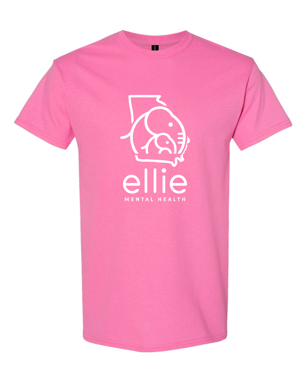 Georgia Logo Ellie Mental Health Short Sleeve Unisex T-Shirt (5000)
