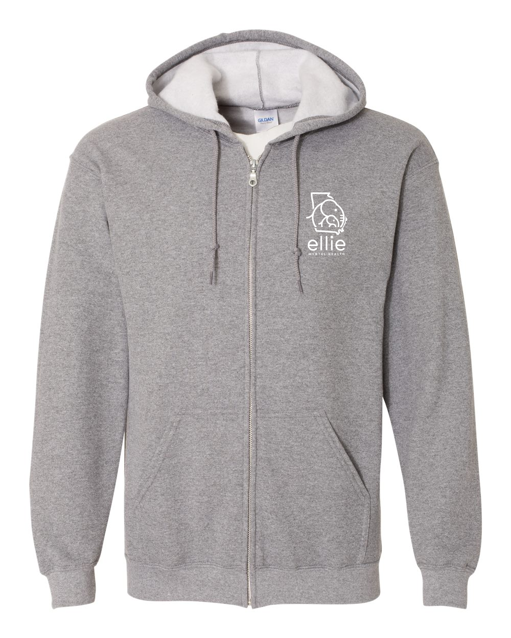 Georgia Logo Ellie Mental Health Full Zip Jacket (18600)