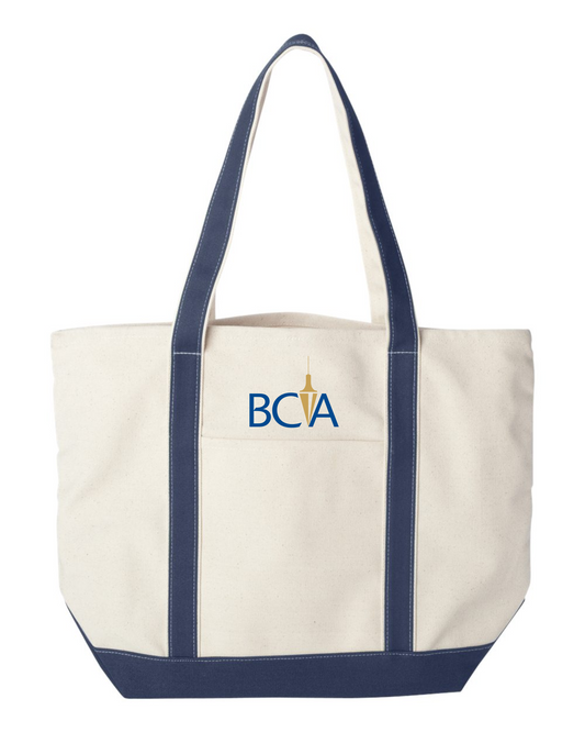 BCA Liberty Bags Carmel Classic XL Cotton Canvas Resort Tote - 8872