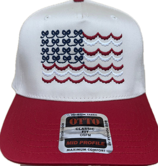 Scalloped Flag Hat