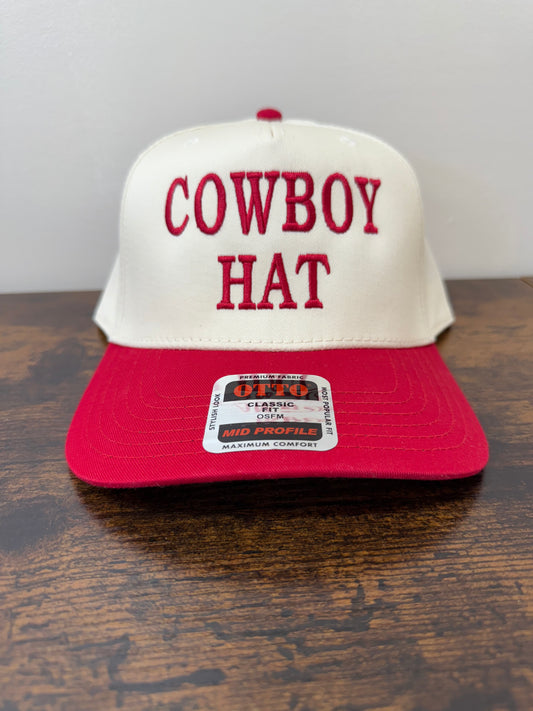 Cowboy Hat Embroidered Hat