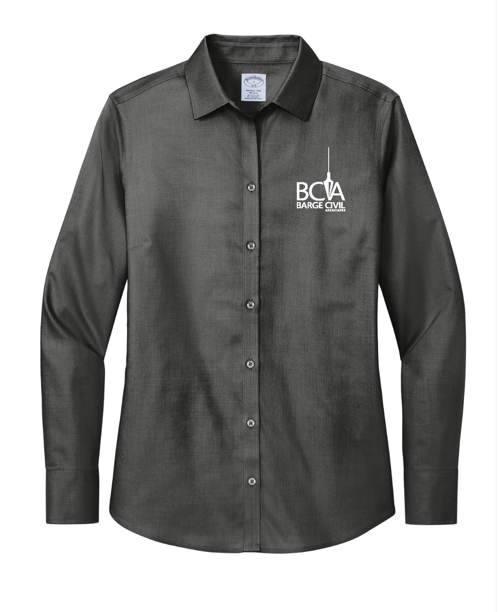 BCA Brooks Brothers® Women’s Wrinkle-Free Stretch Nailhead Shirt BB18003