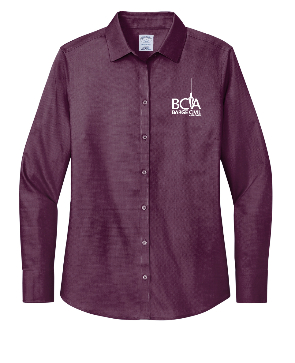 BCA Brooks Brothers® Women’s Wrinkle-Free Stretch Nailhead Shirt BB18003