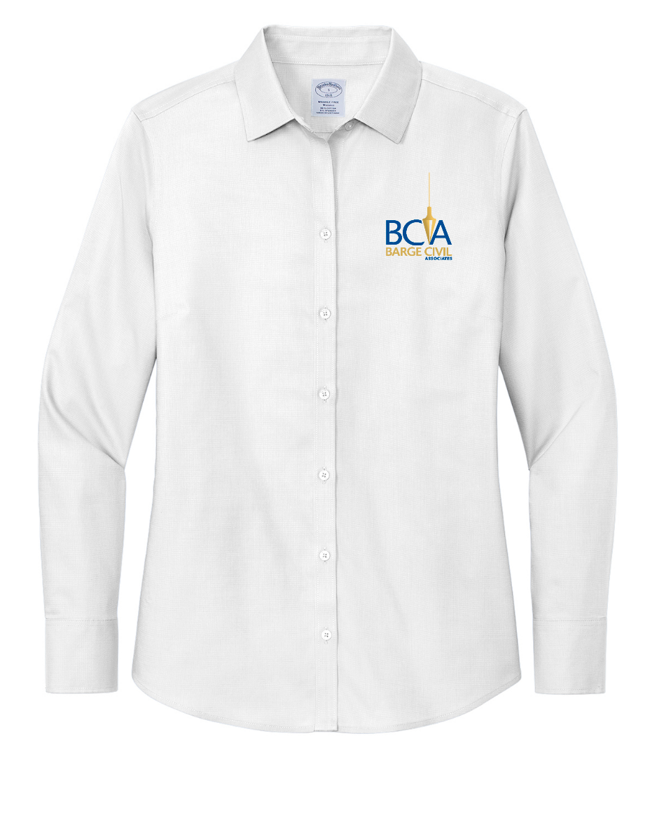 BCA Brooks Brothers® Women’s Wrinkle-Free Stretch Nailhead Shirt BB18003