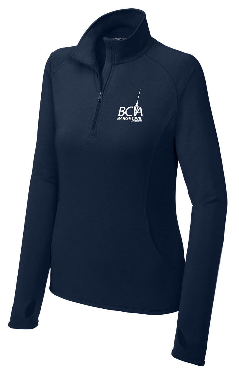 BCA Sport-Tek® Women's Sport-Wick® Stretch 1/4-Zip Pullover LST850