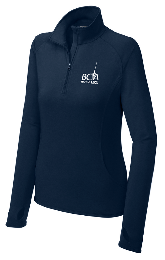 BCA Sport-Tek® Women's Sport-Wick® Stretch 1/4-Zip Pullover LST850