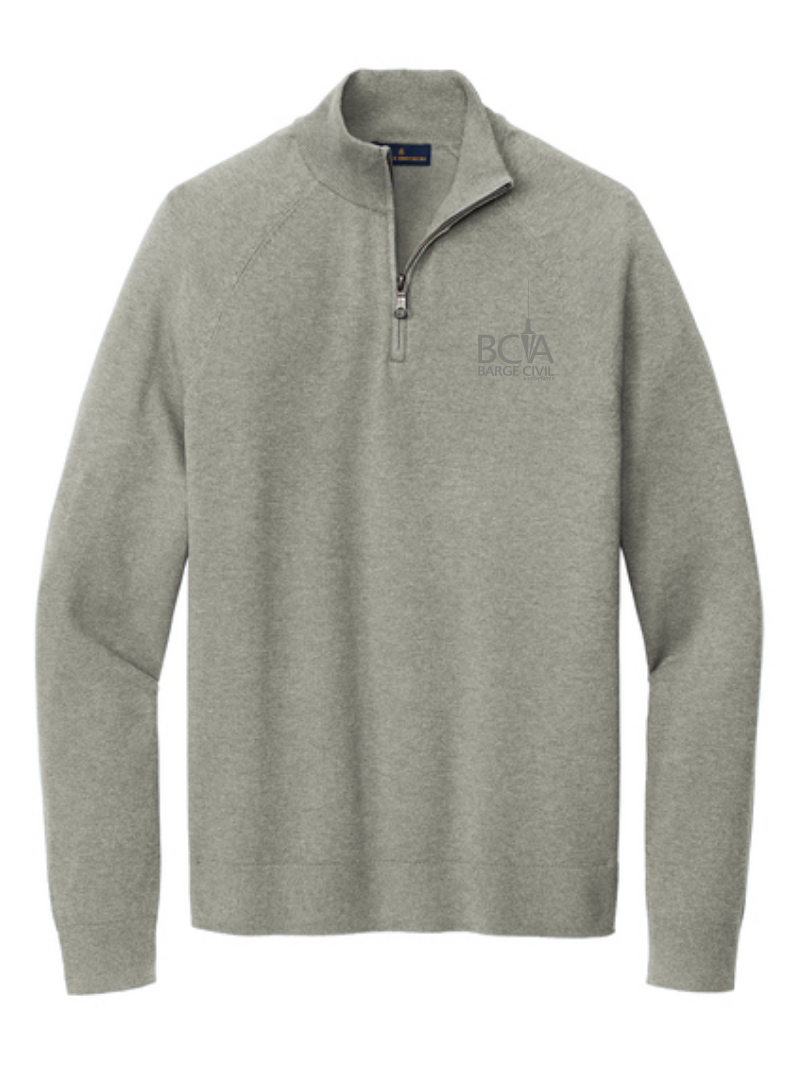 BCA Brooks Brothers® Cotton Stretch 1/4-Zip Sweater BB18402