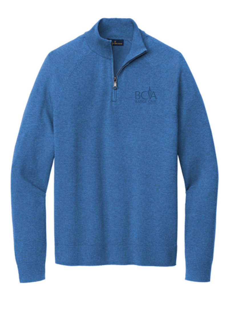 BCA Brooks Brothers® Cotton Stretch 1/4-Zip Sweater BB18402