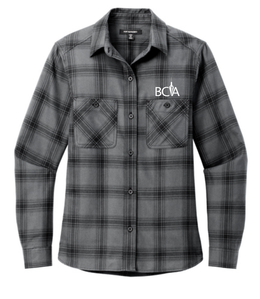 BCA Port Authority® Women's Plaid Flannel Shirt LW669