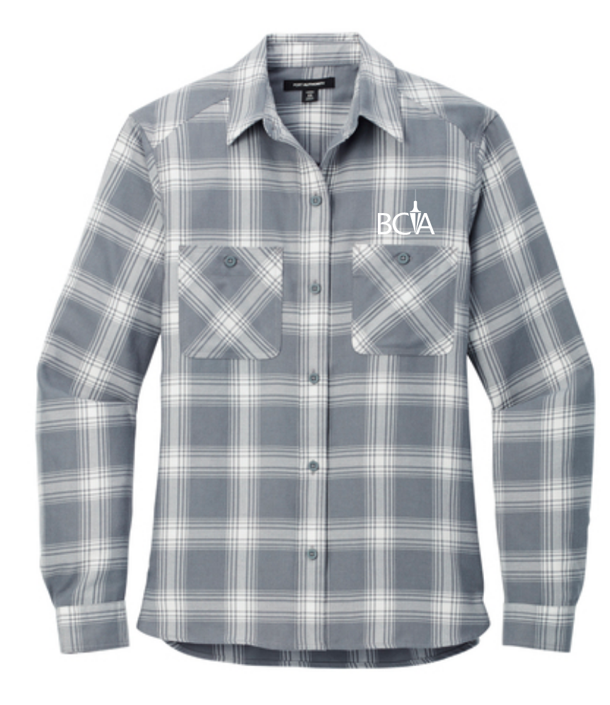 BCA Port Authority® Women's Plaid Flannel Shirt LW669
