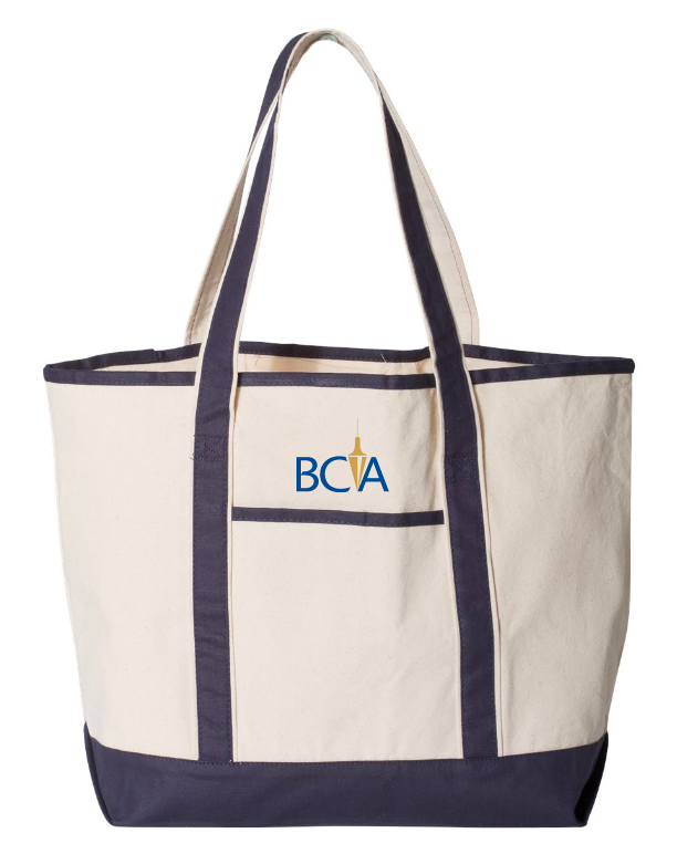 BCA Q-Tees 34.6L Large Canvas Deluxe Tote - Q1500