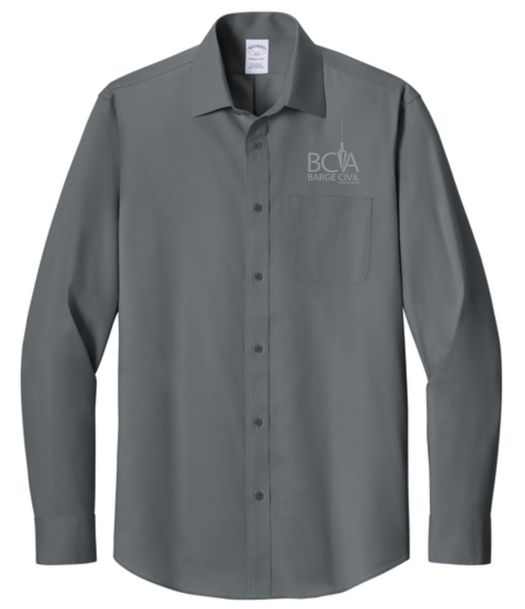 BCA Brooks Brothers® Wrinkle-Free Stretch Pinpoint Spread Collar Shirt BB18012