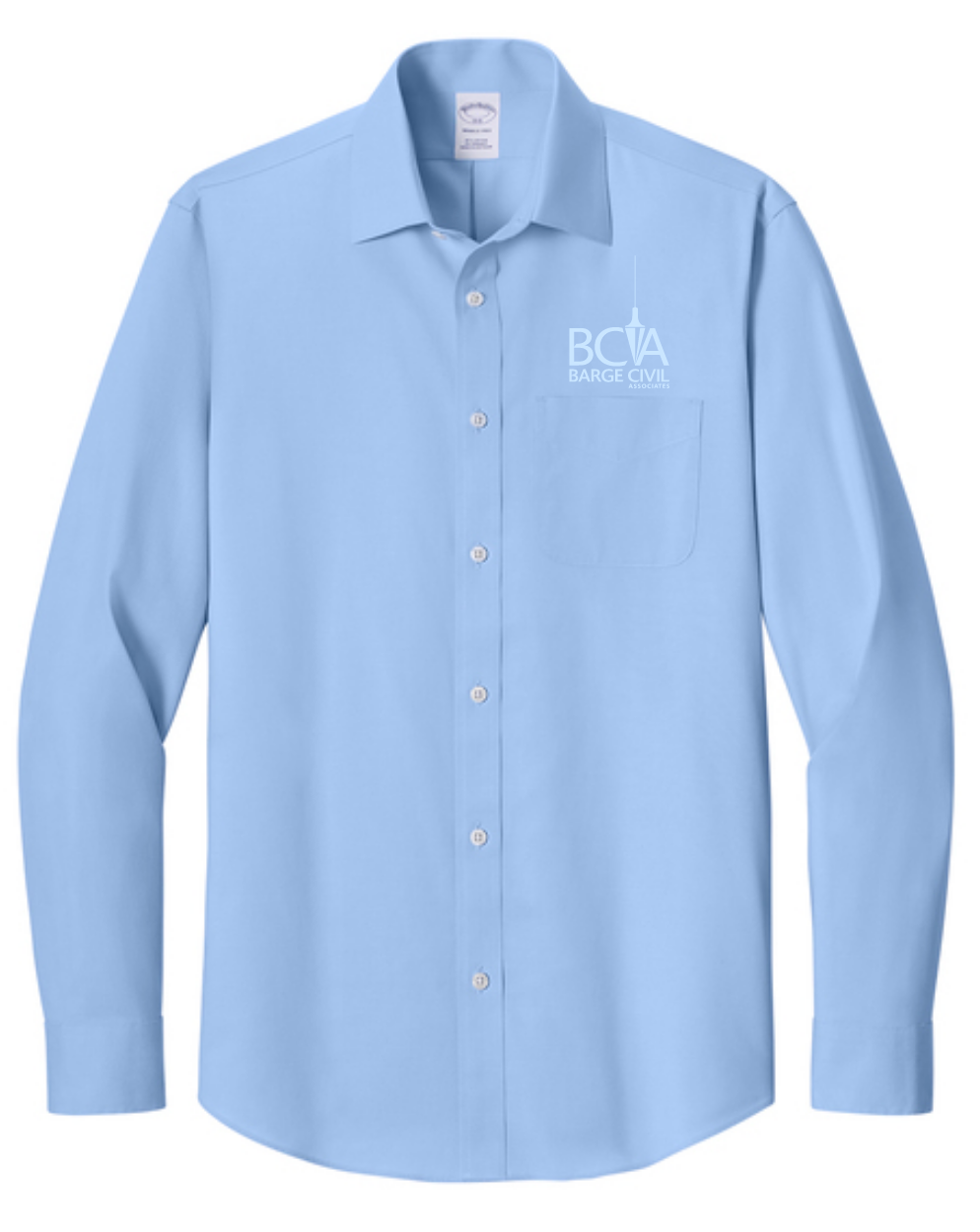 BCA Brooks Brothers® Wrinkle-Free Stretch Pinpoint Spread Collar Shirt BB18012