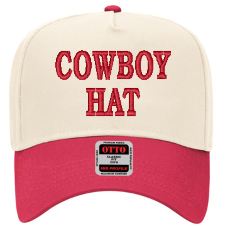 Cowboy Hat Embroidered Hat