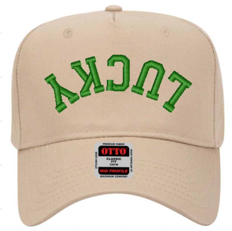 Lucky Embroidered Hat