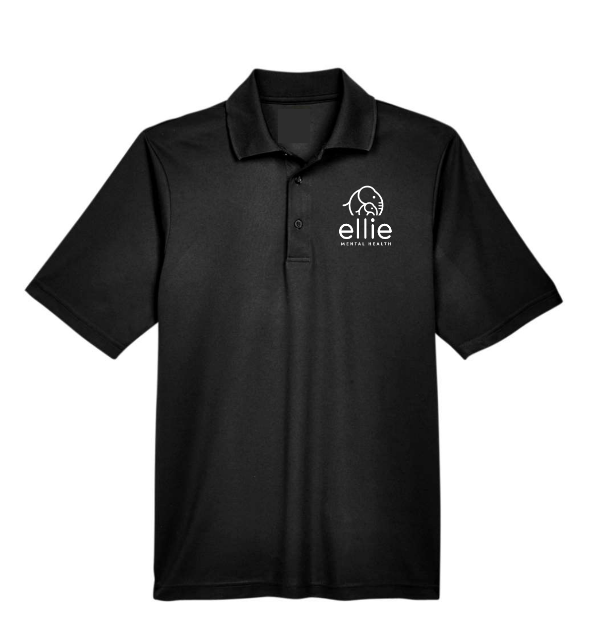 Original Logo Ellie Mental Health Short Sleeve Moisture Wicking Polo (88181)