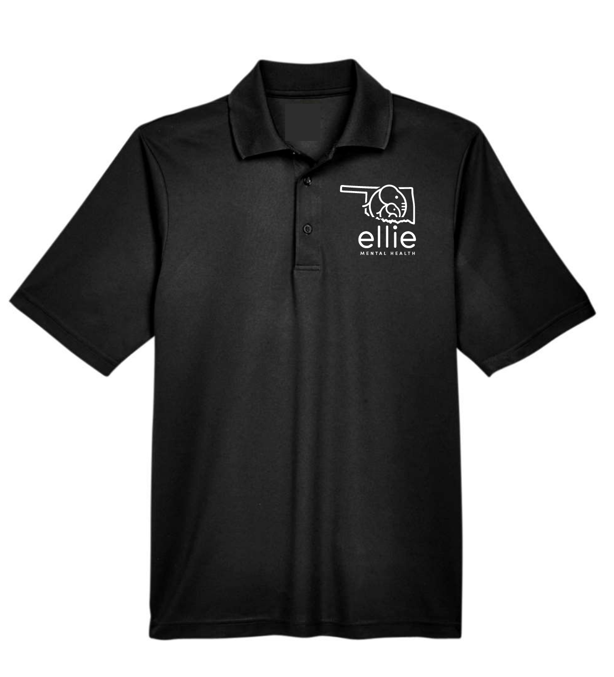 Oklahoma Logo Ellie Mental Health Short Sleeve Moisture Wicking Polo (88181)