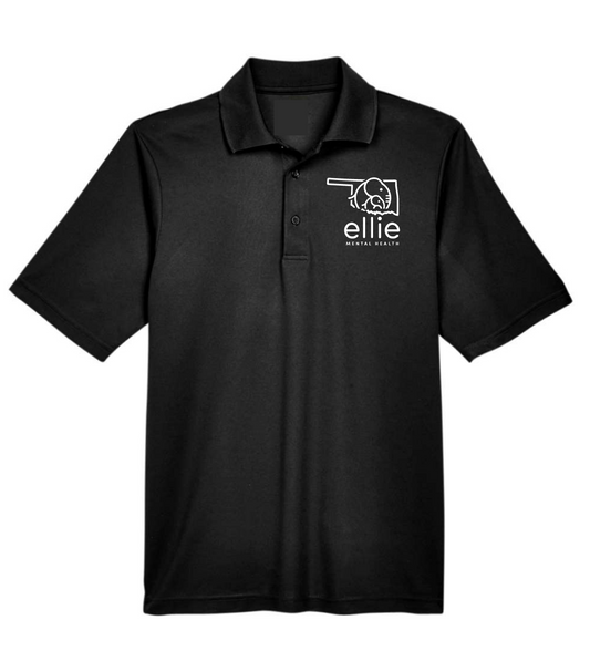 Oklahoma Logo Ellie Mental Health Short Sleeve Moisture Wicking Polo (88181)