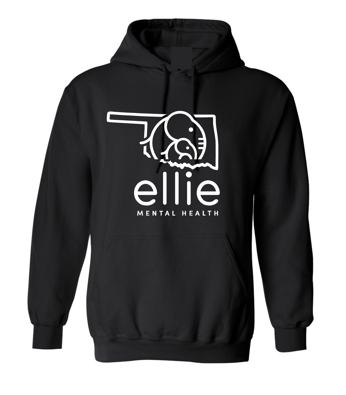 Oklahoma Logo Ellie Mental Health Hooded Sweatshirt (18500)