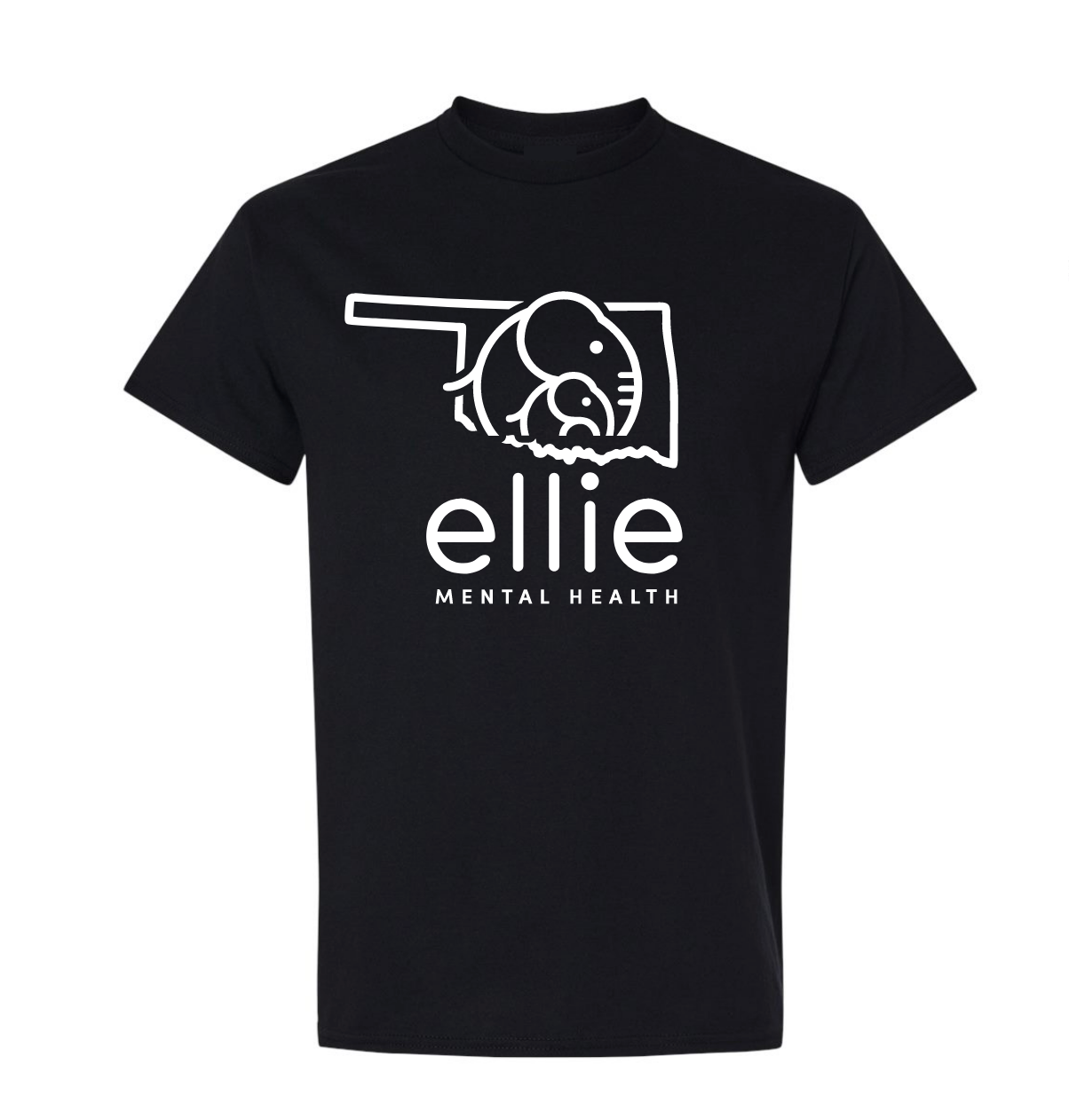 Oklahoma Logo Ellie Mental Health Short Sleeve Unisex T-Shirt (5000)