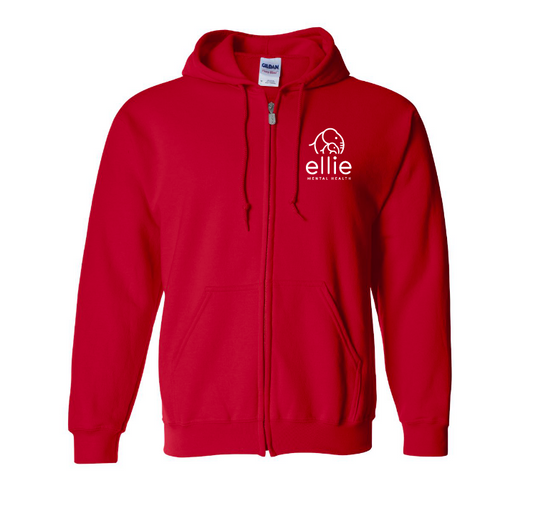 Original Logo Ellie Mental Health Full Zip Jacket (18600)