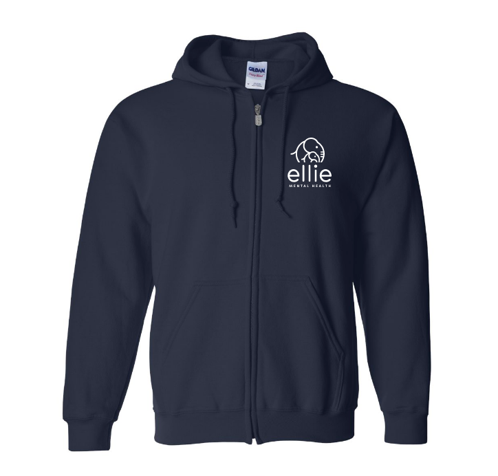 Original Logo Ellie Mental Health Full Zip Jacket (18600)