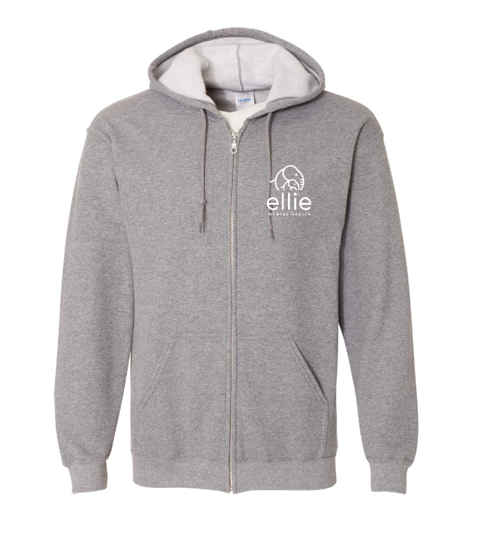 Original Logo Ellie Mental Health Full Zip Jacket (18600)
