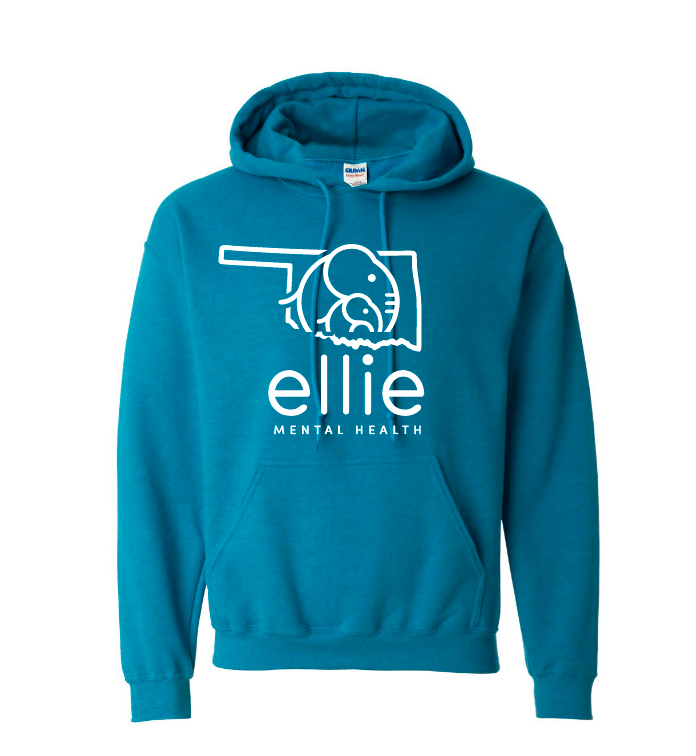 Oklahoma Logo Ellie Mental Health Hooded Sweatshirt (18500)