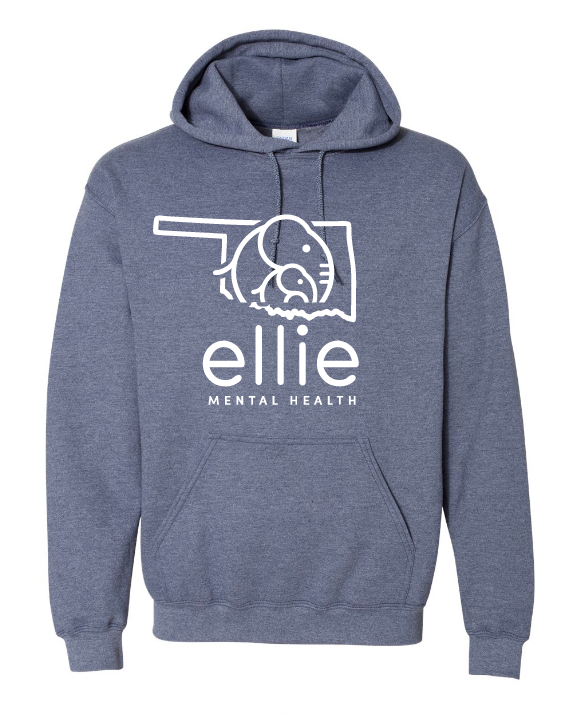 Oklahoma Logo Ellie Mental Health Hooded Sweatshirt (18500)