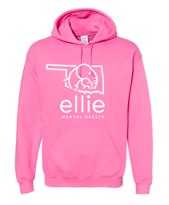 Oklahoma Logo Ellie Mental Health Hooded Sweatshirt (18500)
