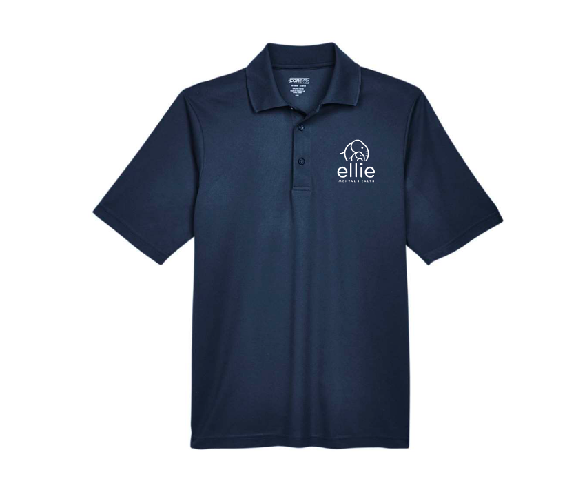 Original Logo Ellie Mental Health Short Sleeve Moisture Wicking Polo (88181)