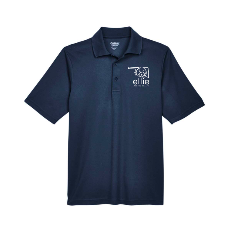 Oklahoma Logo Ellie Mental Health Short Sleeve Moisture Wicking Polo (88181)