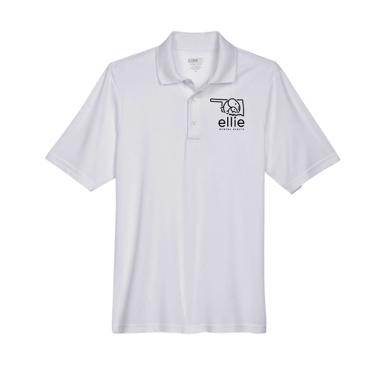 Oklahoma Logo Ellie Mental Health Short Sleeve Moisture Wicking Polo (88181)