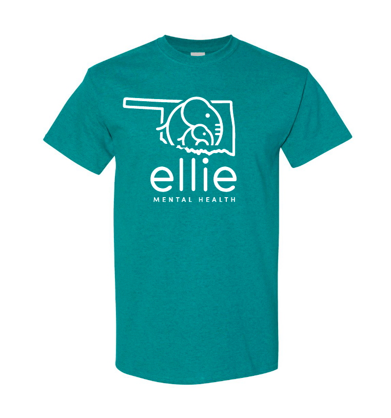Oklahoma Logo Ellie Mental Health Short Sleeve Unisex T-Shirt (5000)