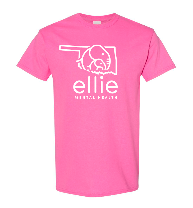 Oklahoma Logo Ellie Mental Health Short Sleeve Unisex T-Shirt (5000)