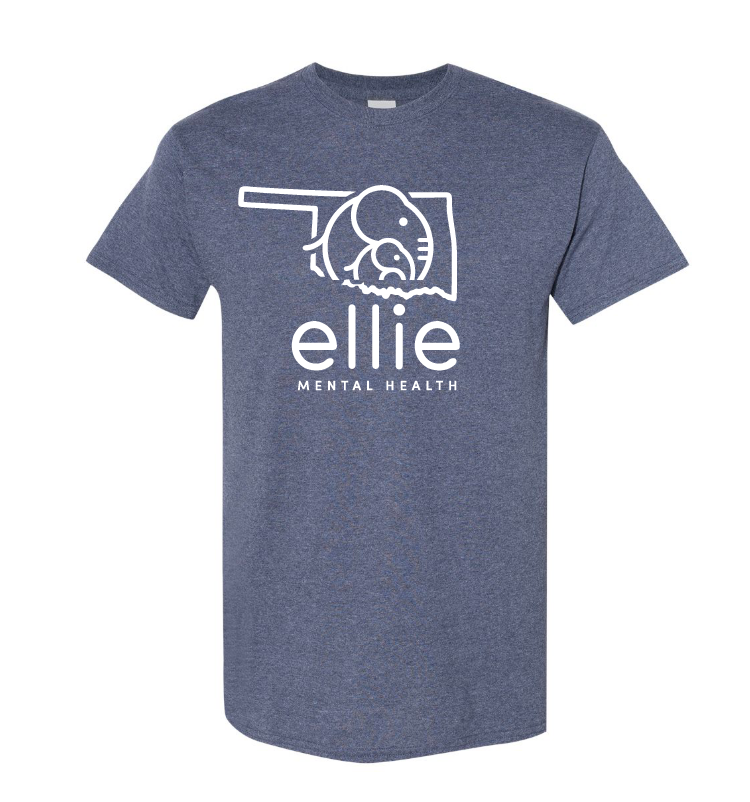 Oklahoma Logo Ellie Mental Health Short Sleeve Unisex T-Shirt (5000)