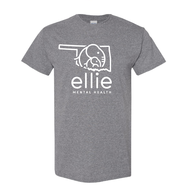 Oklahoma Logo Ellie Mental Health Short Sleeve Unisex T-Shirt (5000)
