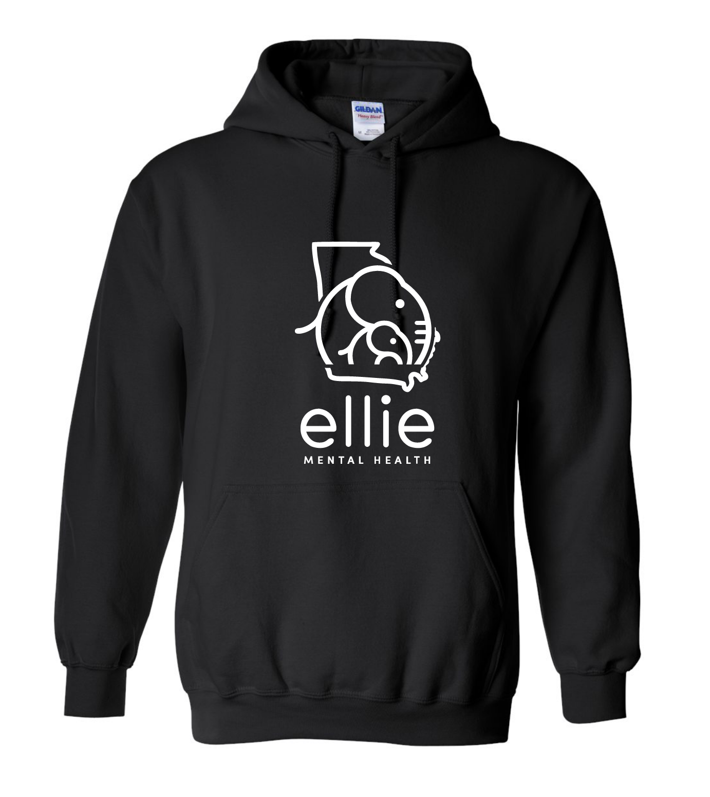 Georgia Logo Ellie Mental Health Hooded Sweatshirt (18500)