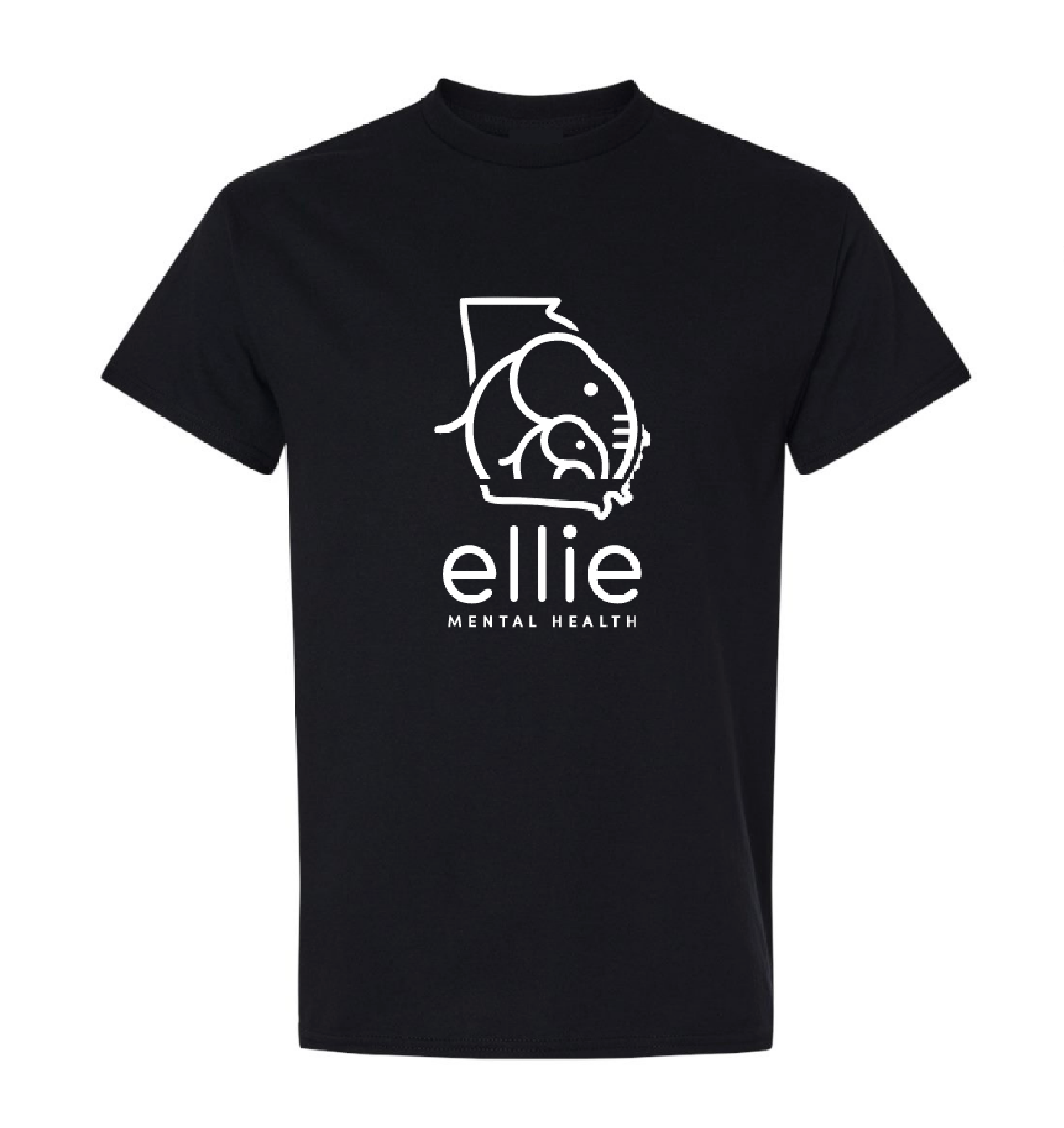 Georgia Logo Ellie Mental Health Short Sleeve Unisex T-Shirt (5000)