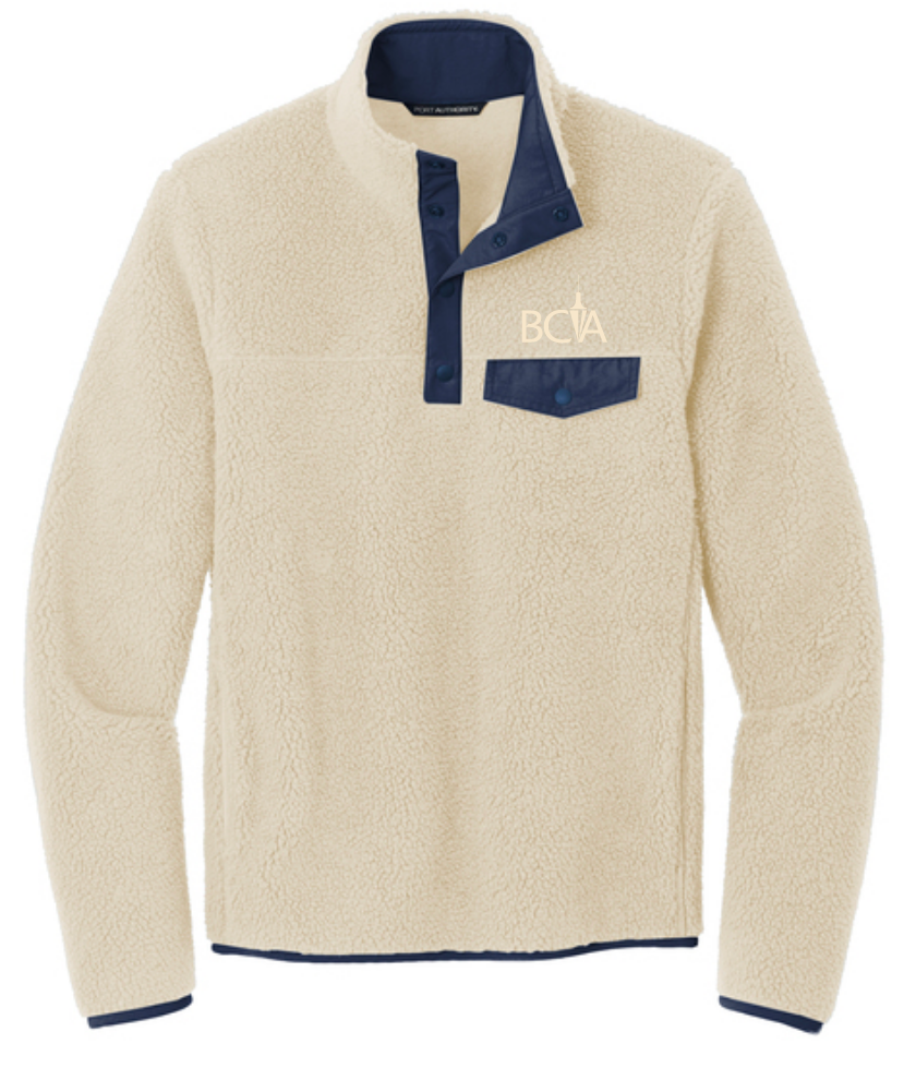 BCA Port Authority® Camp Fleece Snap Pullover F140